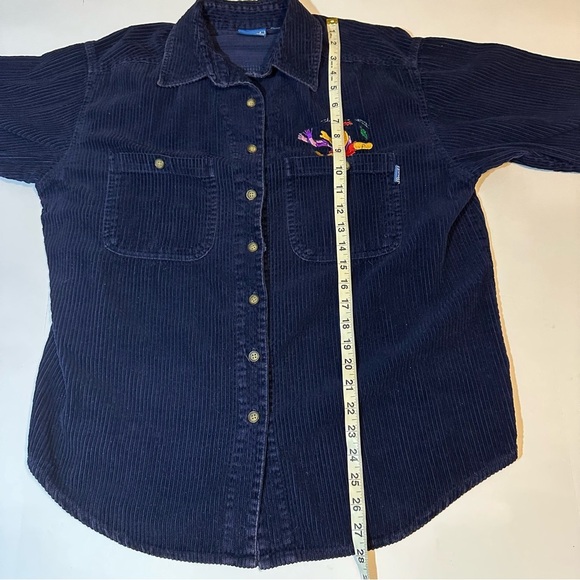 Vtg 90s Disney Winnie the Pooh Corduroy Shirt Shacket - Picture 6 of 8